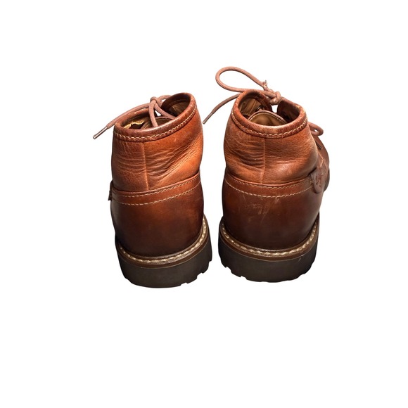 Clarks Montacute Duke Men 8.5 M Brown Leather Chukka Boots Lug Sole Casual Shoes main image 4